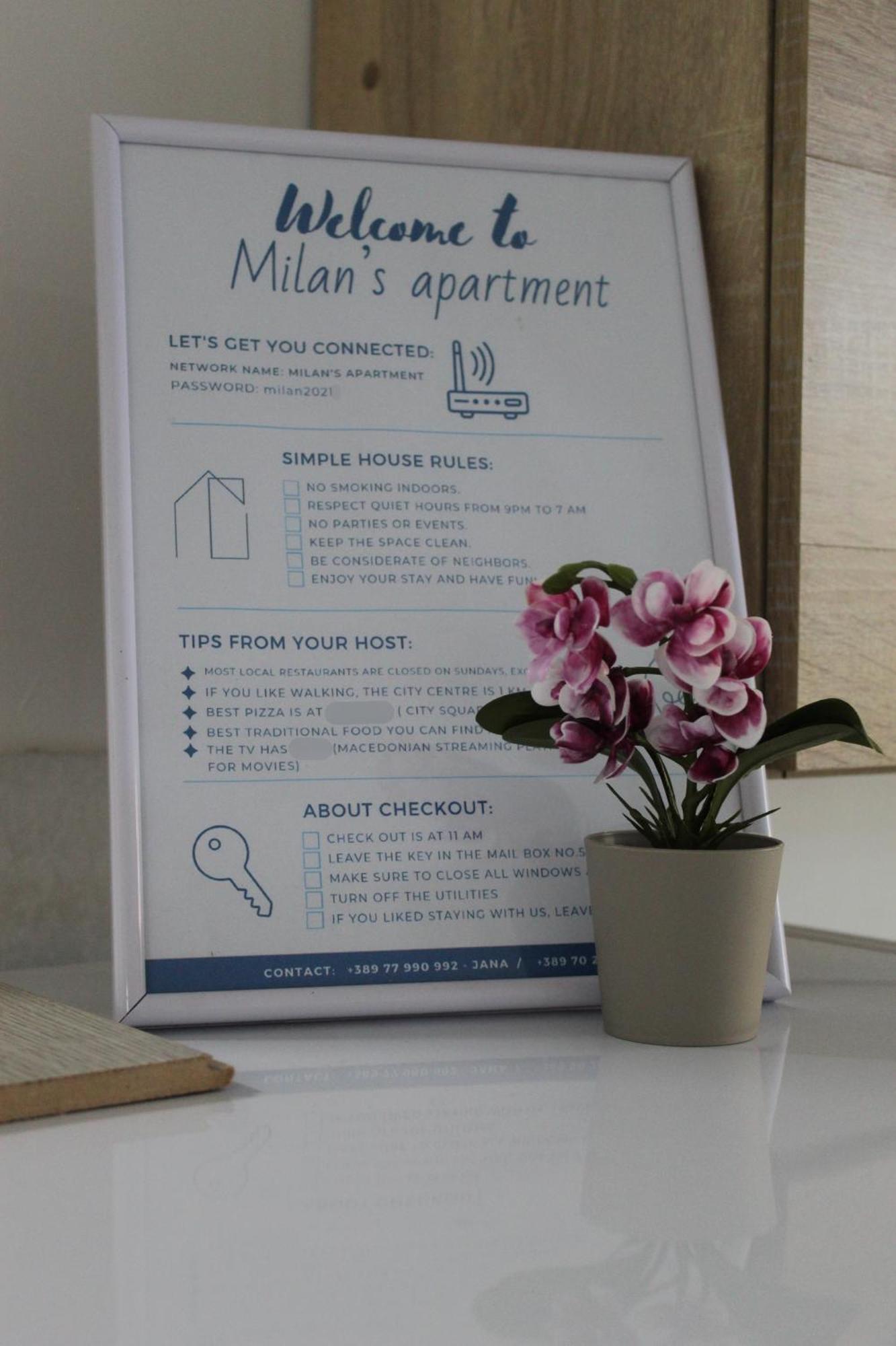 Milan'S Apartment Skopje Luaran gambar